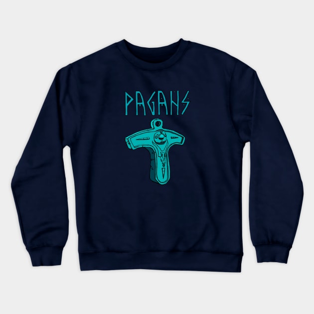 Thor's hammer. Mjolnir Crewneck Sweatshirt by ROBBIEthePARSLEY